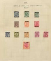 Burma Stamp Collection 1937-46