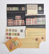 Transvaal mainly mint selection of stamps plus 2x 3d mint newspaper wrappers (one with extra VR over