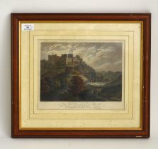 VIEW OF LUDLOW CASTLE and interior view of Ludlow Castle, by T Hearne, 1798. 210mm x 260mm (2)