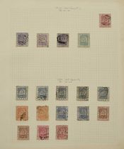 British Guiana collection of mint and used stamps on album pages 1876-1939; some duplication. High c