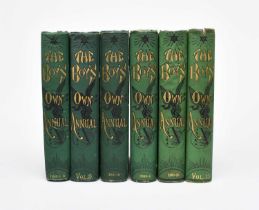 BOYS OWN ANNUAL, vol VIII to vol XIII (1885-6 to 1890-1), 6 vols