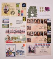Great Britain First Day Covers and Commemorative Covers: a massive accumulation in 2 crates.