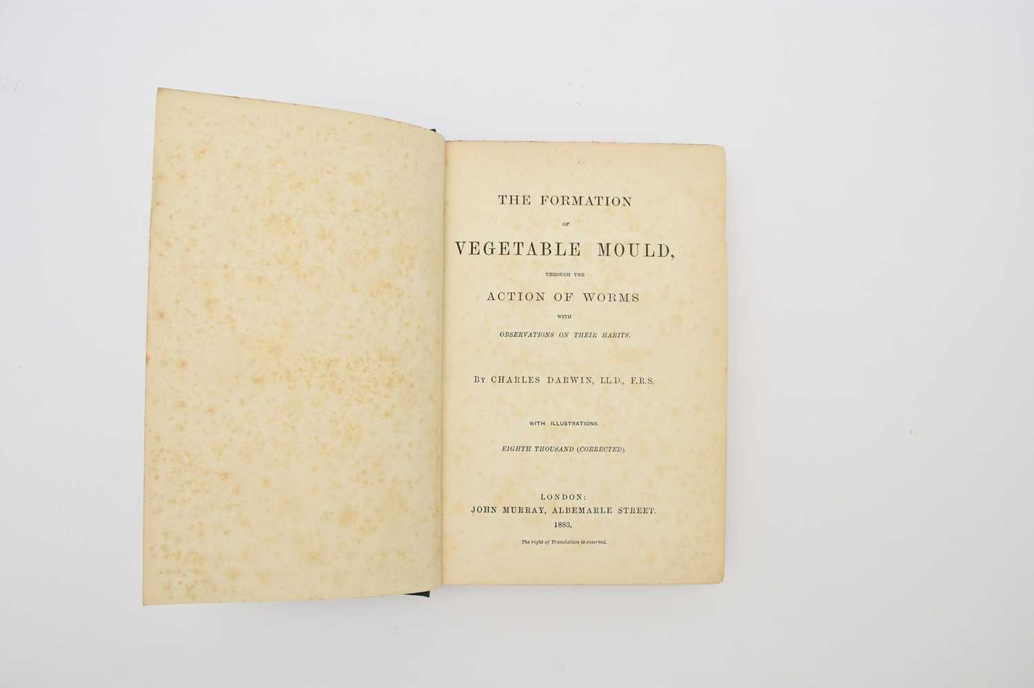 DARWIN, Charles, The Origin of Species by Means of Natural Selection, 1873 - Image 4 of 5