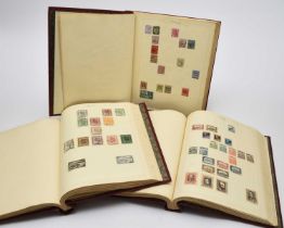 World collection of stamps housed in three Simplex Blank albums with issues to 1940s.