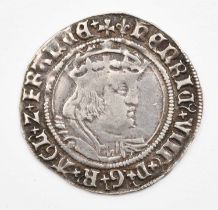 Henry III groat mm LIS second coinage 1526-44 Spink 2337E