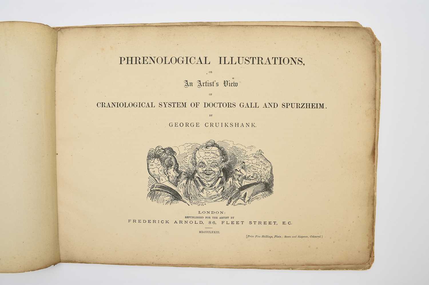 CRUICKSHANK, George, Phrenological Illustrations. Oblong 4to 1873, with three colour engravings - Image 6 of 6