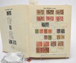 SG New Imperial Album Vol 1 1840-1936 British Empire collection from which some have been removed, b