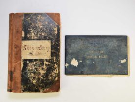 GAME BOOK & HUNTING DIARY, India 1889-90 and 1900-11.