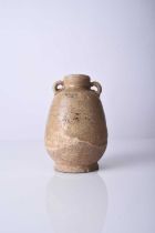 A small Chinese glazed pottery vase, Song Dynasty