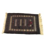 An Afghan tribal kelim rug