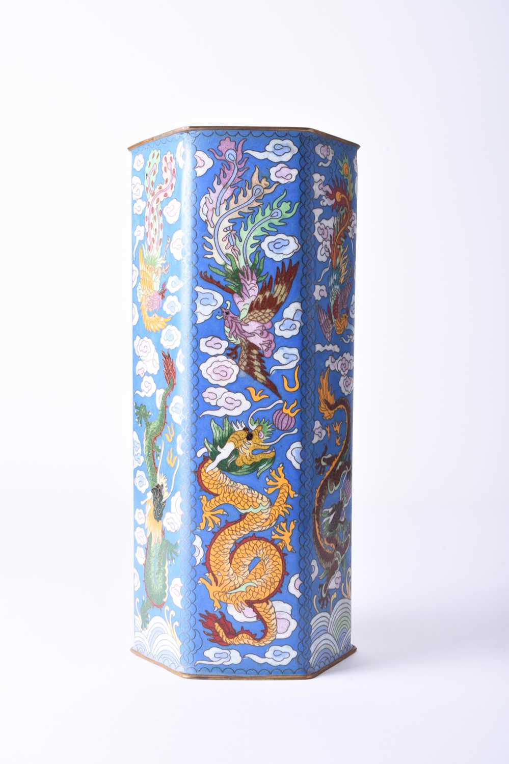 A Chinese cloisonne vase, 19th century