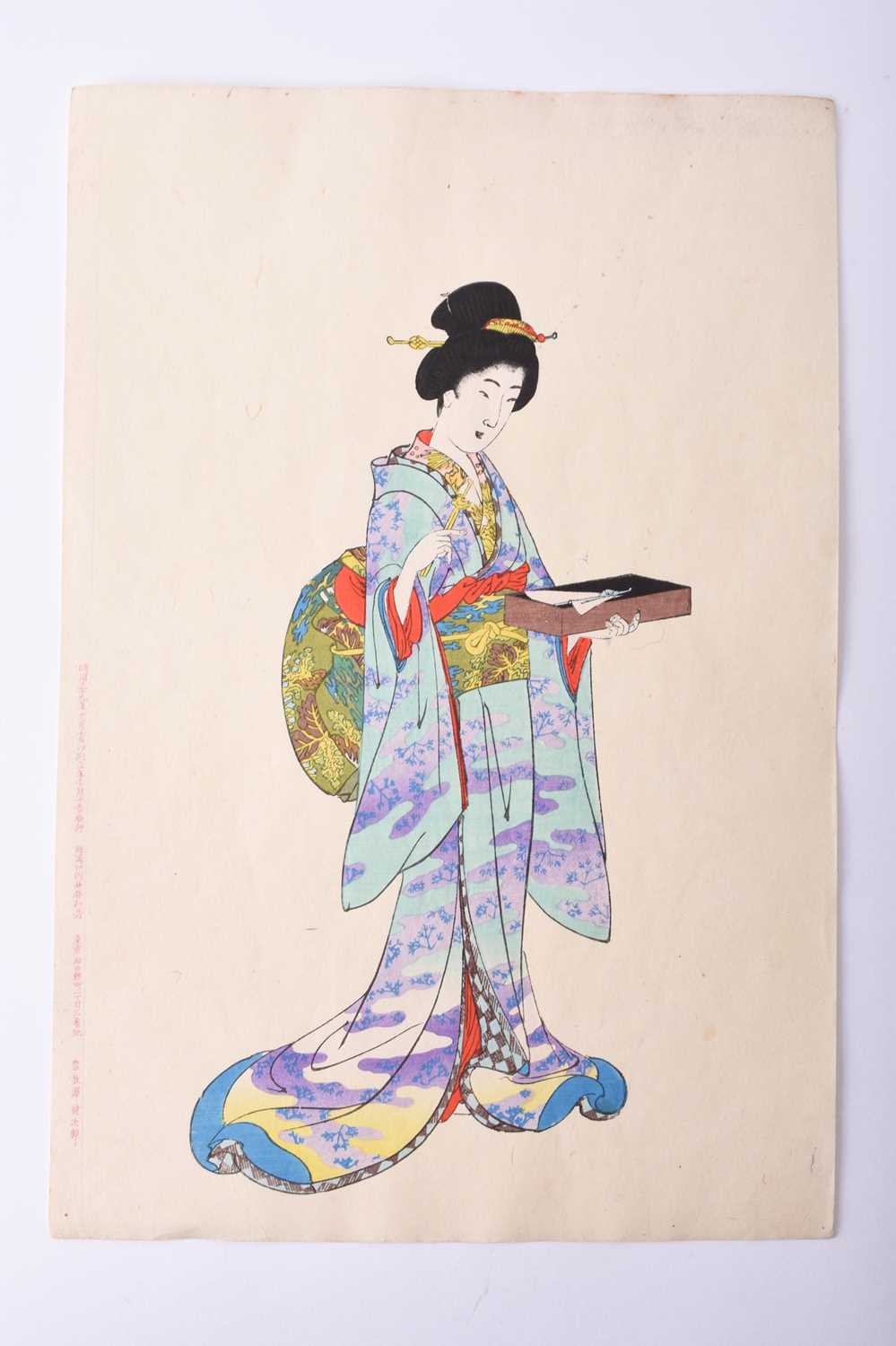 Toyohara Chikanobu (1838-1912), a collection of twelve woodblock prints