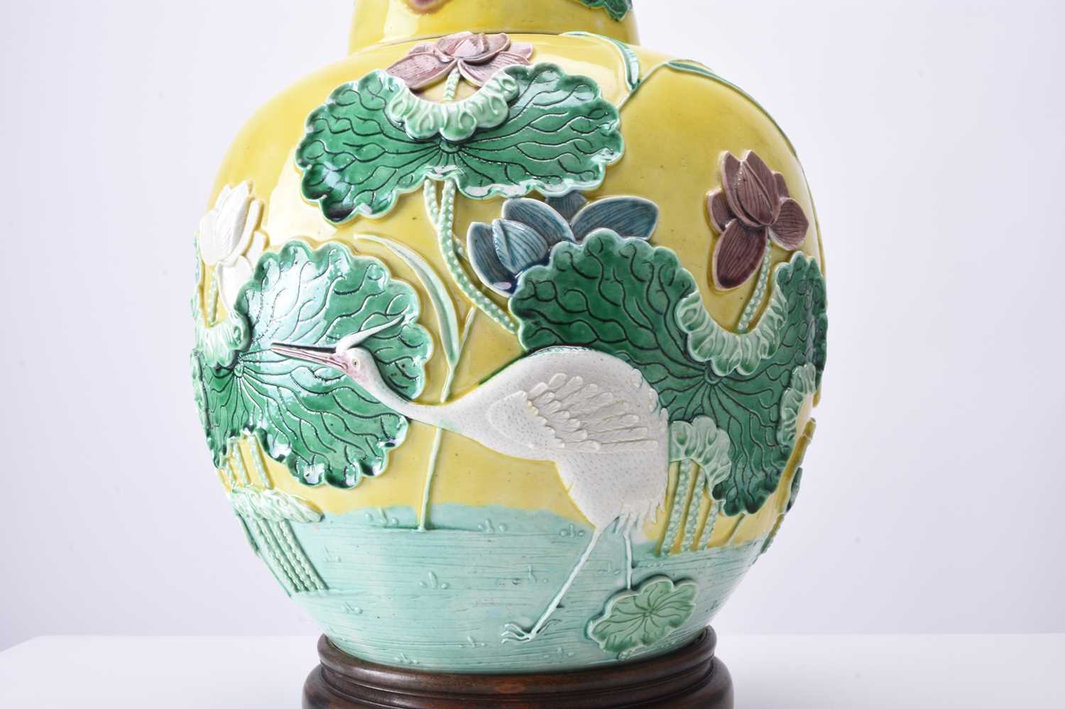 A Chinese ginger jar attributed to Wang Binrong - Image 5 of 7