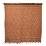 Kashmir silk shawl or wall hanging, late 19th century