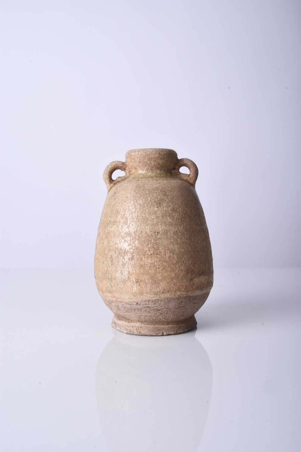A small Chinese glazed pottery vase, Song Dynasty - Image 2 of 2