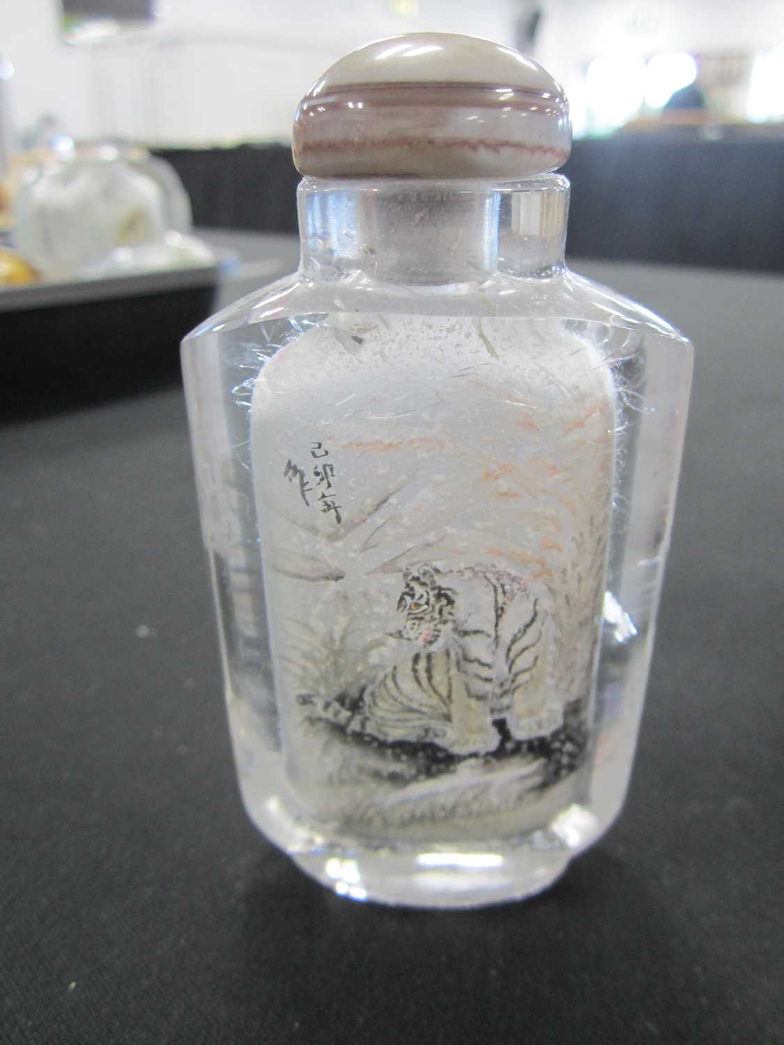 A group of six Chinese internally painted glass snuff bottles, 20th century - Image 4 of 15