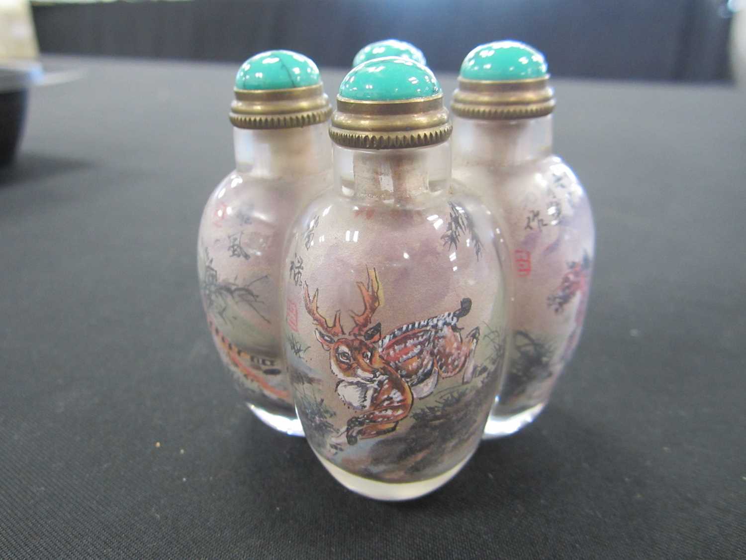 A group of seven Chinese internally painted glass snuff bottles, 20th century - Image 11 of 18