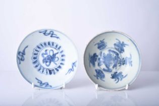 Two Chinese blue and white bowls, Ming Dynasty