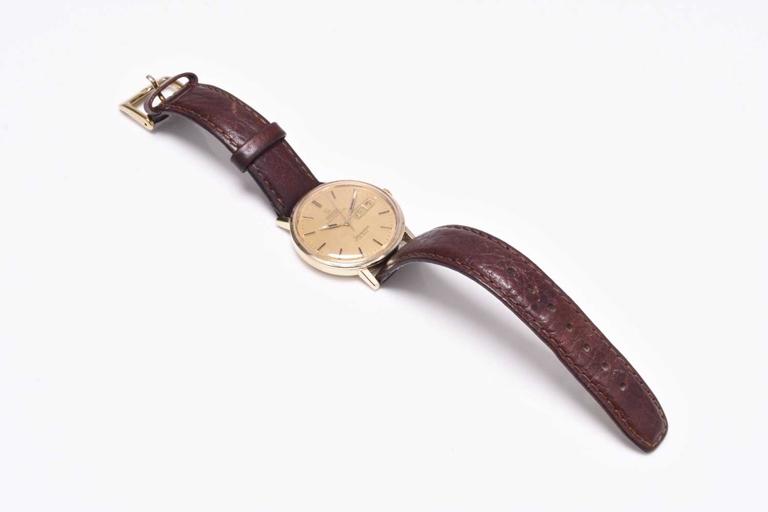 Omega: A gentlemans's gold Seamaster De Ville Tiffany automatic wristwatch - Bild 2 aus 6