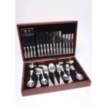 A canteen of 'Arthur Price' Kings pattern silver plated cutlery