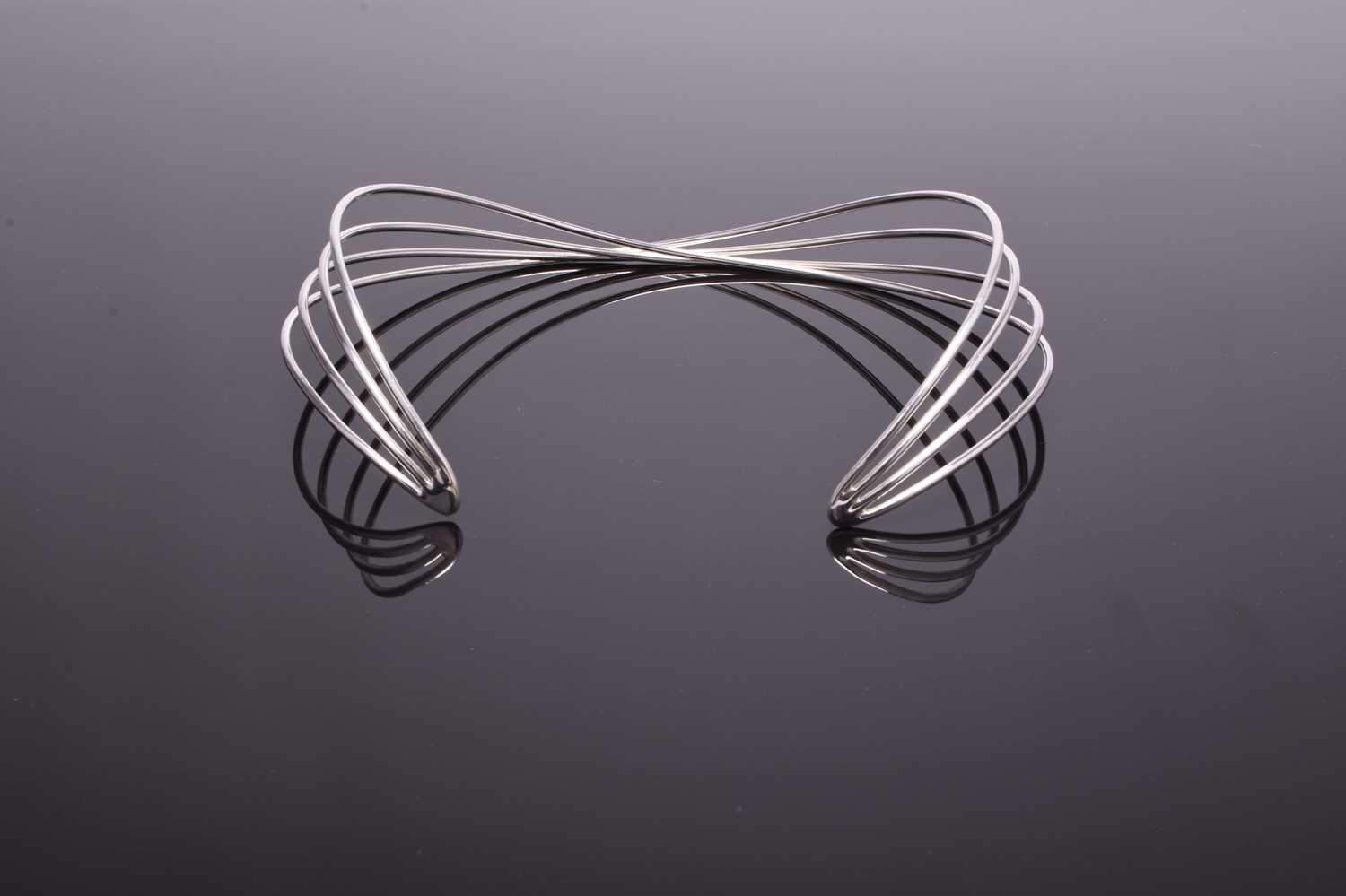 A Georg Jensen silver 'Alliance' choker / collar - Image 2 of 4
