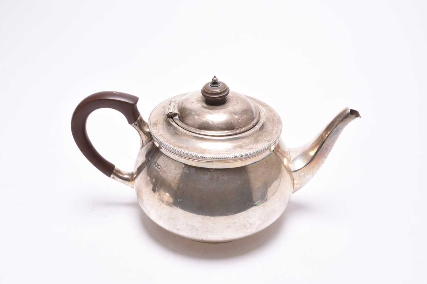 A silver teapot - Image 2 of 2