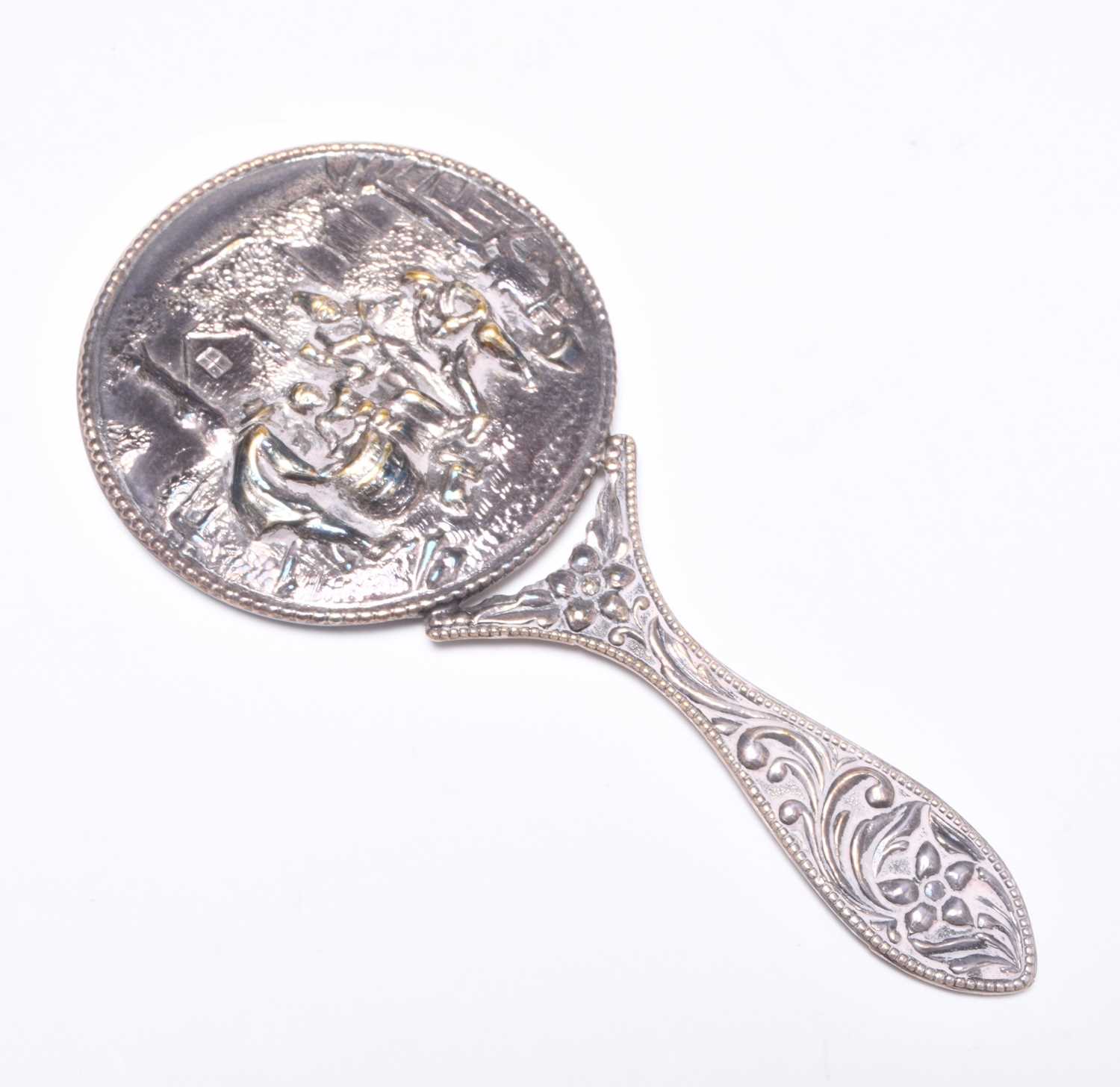 A collection of silver mounted dressing table wares - Image 4 of 6