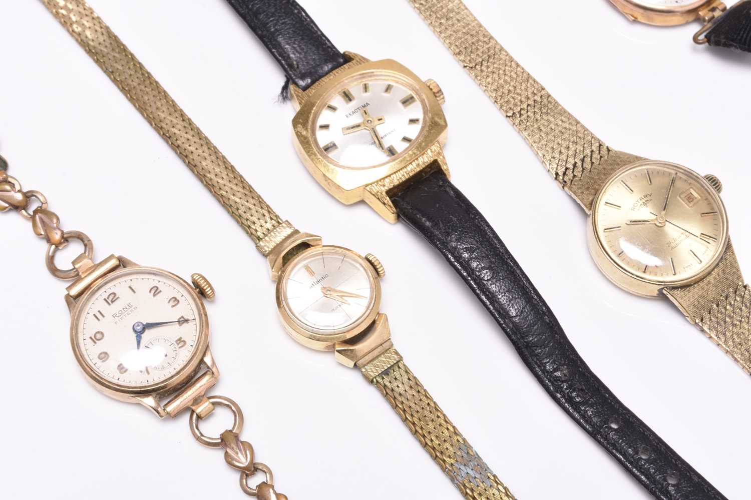 A group of lady's gold and gold plated wristwatches - Image 4 of 4