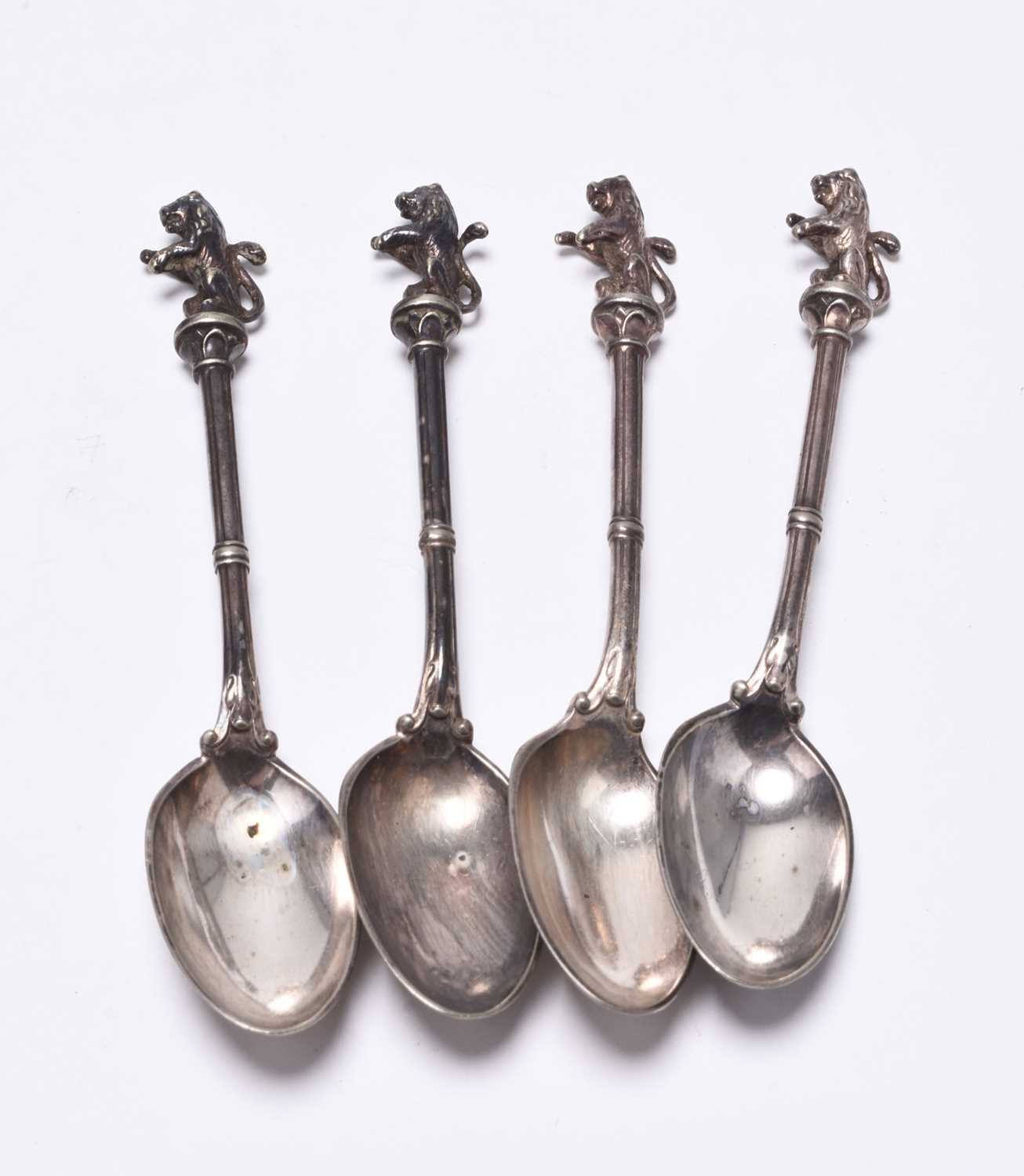 A collection of Russian silver teaspoons - Image 3 of 22