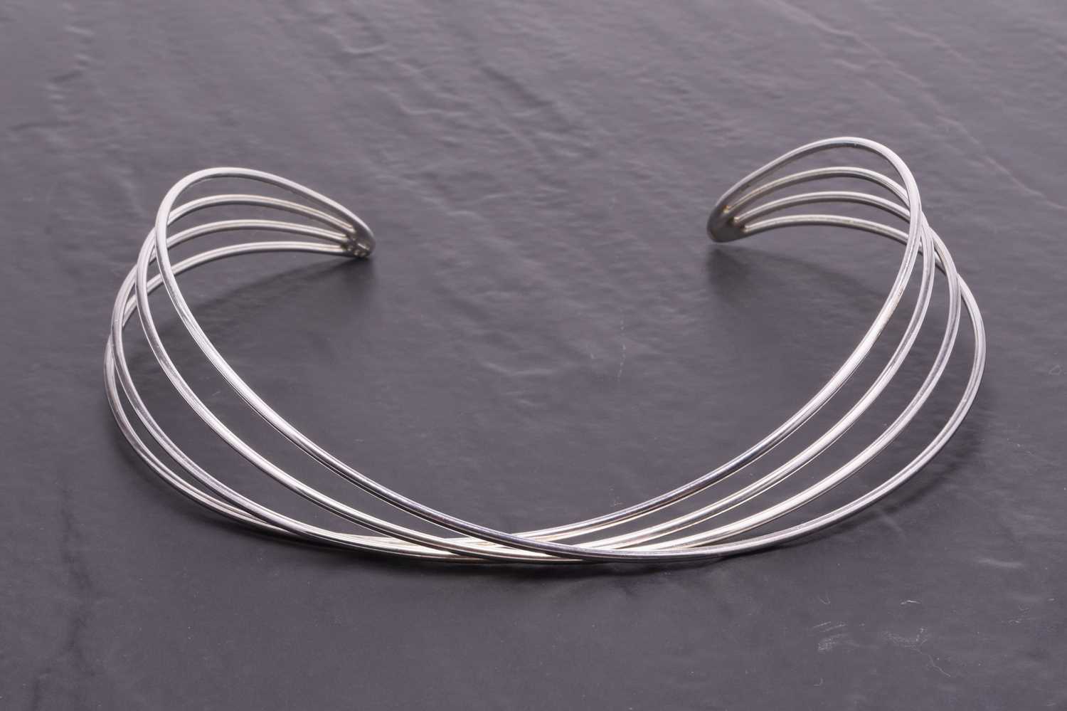 A Georg Jensen silver 'Alliance' choker / collar - Image 3 of 4