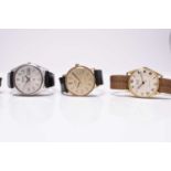 A group of gentleman's and a lady's wristwatches