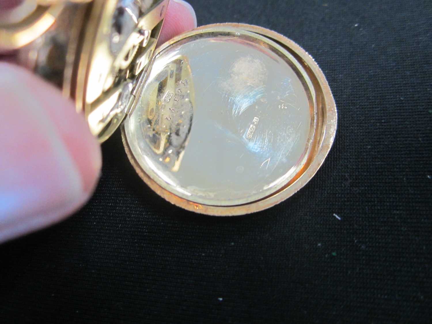 A lady's 15ct gold open face pocket watch, together with an 18ct gold wristwatch on 9ct bracelet - Image 5 of 11