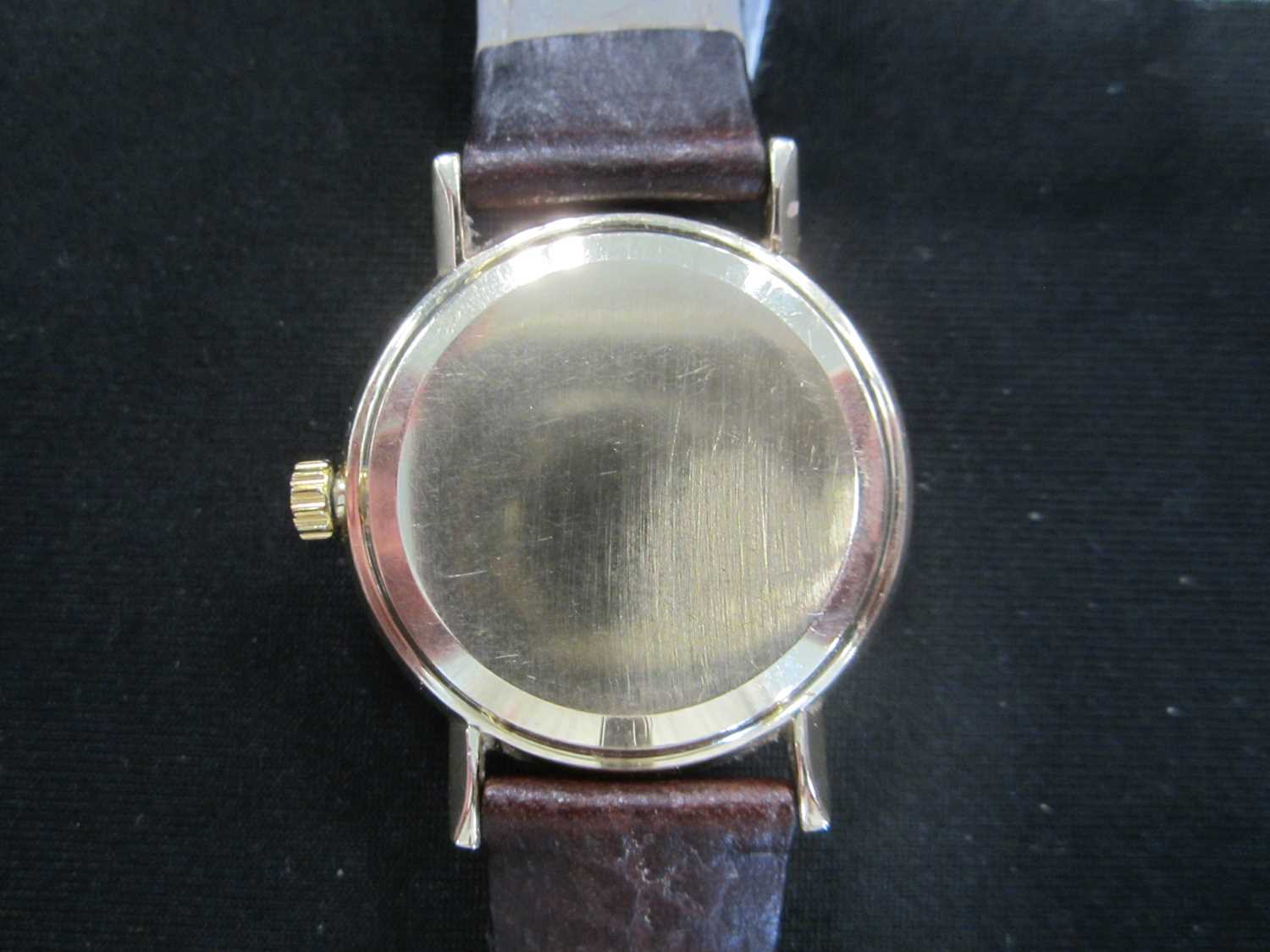 Omega: A gentlemans's gold Seamaster De Ville Tiffany automatic wristwatch - Bild 5 aus 6