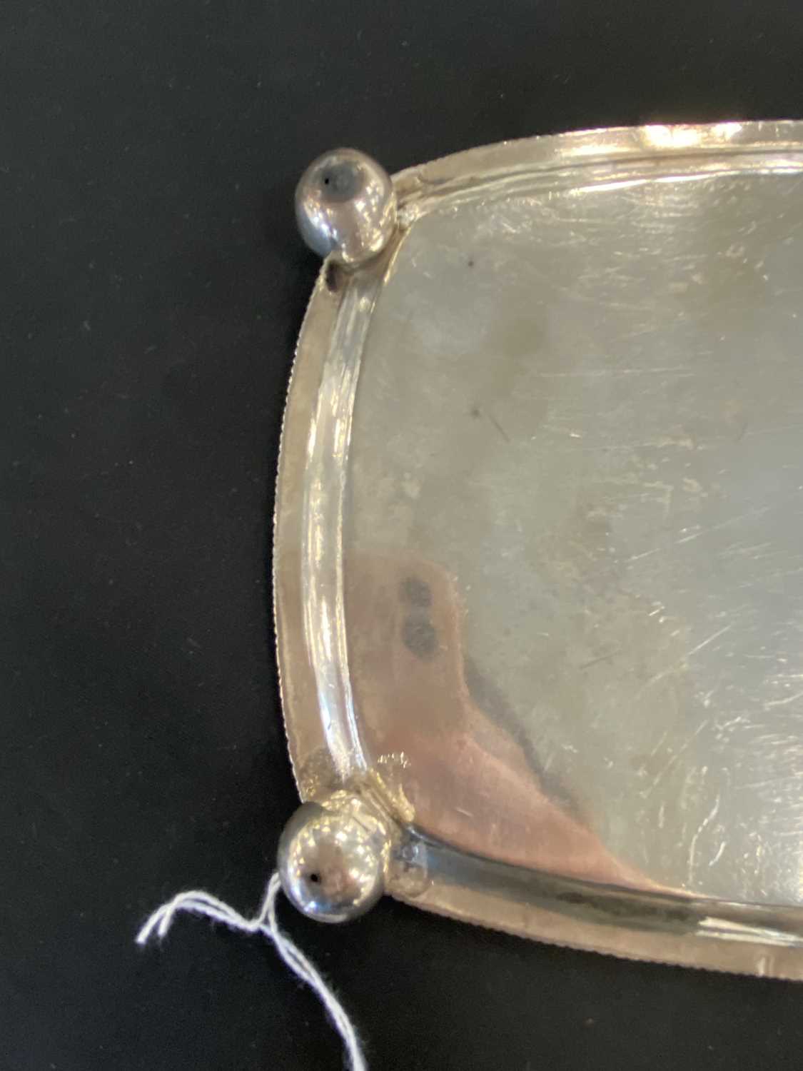 A George III Irish silver teapot stand - Image 9 of 10