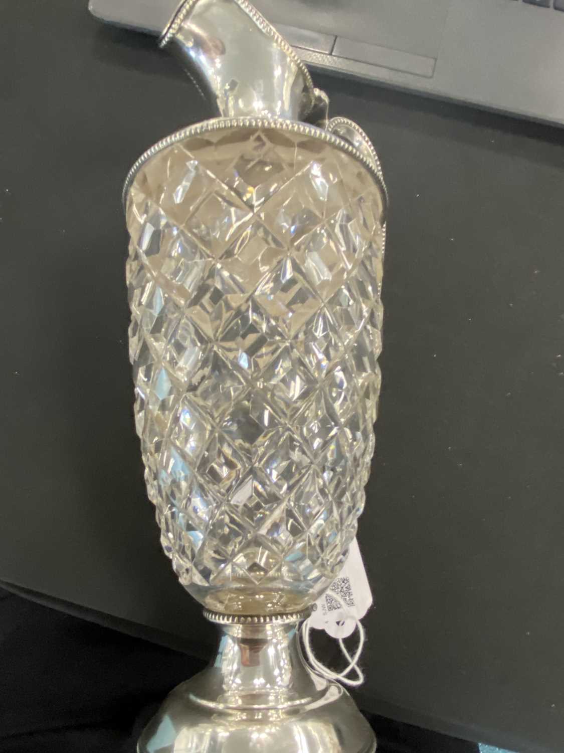 A George V silver mounted wine ewer - Image 4 of 10