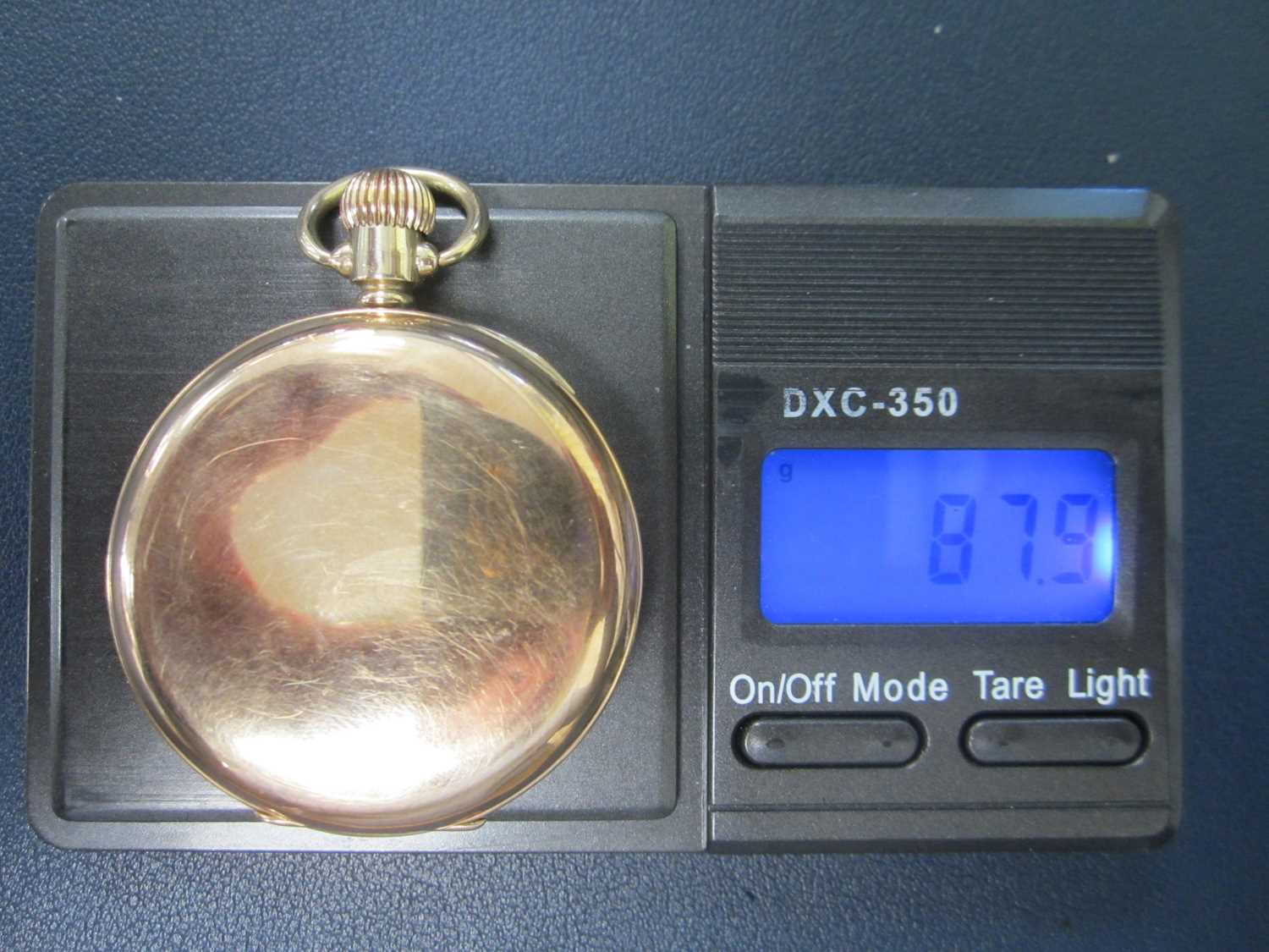 A 9ct gold Hunter pocket watch, H. Samuel, Manchester - Image 2 of 6