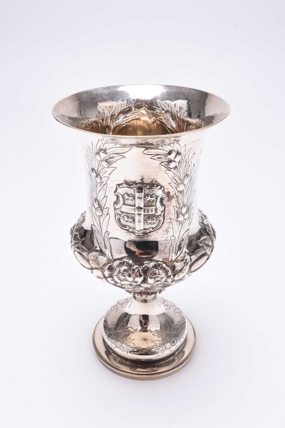 A Victorian silver goblet - Image 3 of 4