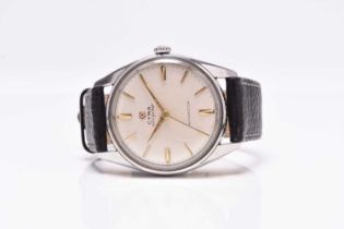 Cyma: A gentleman's stainless steel Navystar wristwatch