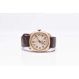 Rotary: A gentleman's 9ct gold wristwatch