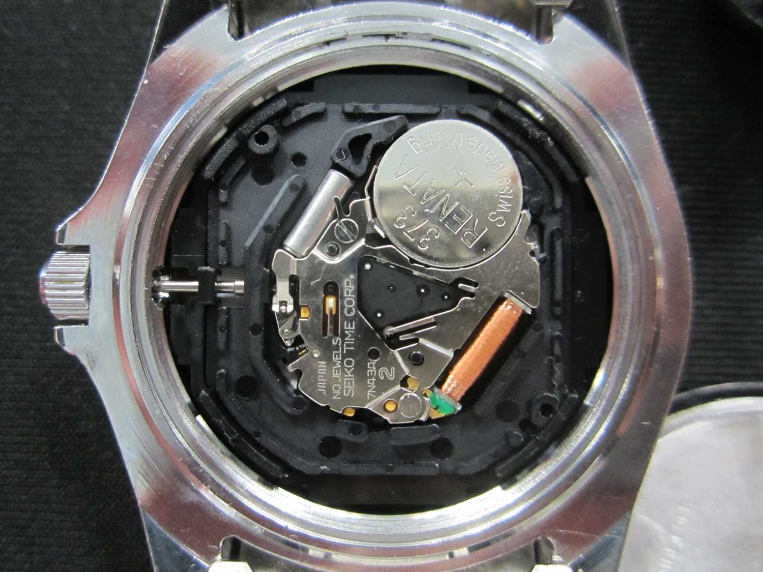 Seiko: A gentleman's stainless steel SQ diver's watch - Bild 5 aus 6