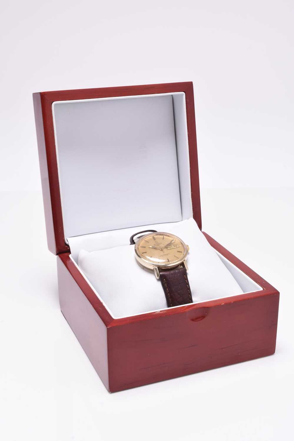 Omega: A gentlemans's gold Seamaster De Ville Tiffany automatic wristwatch - Bild 3 aus 6