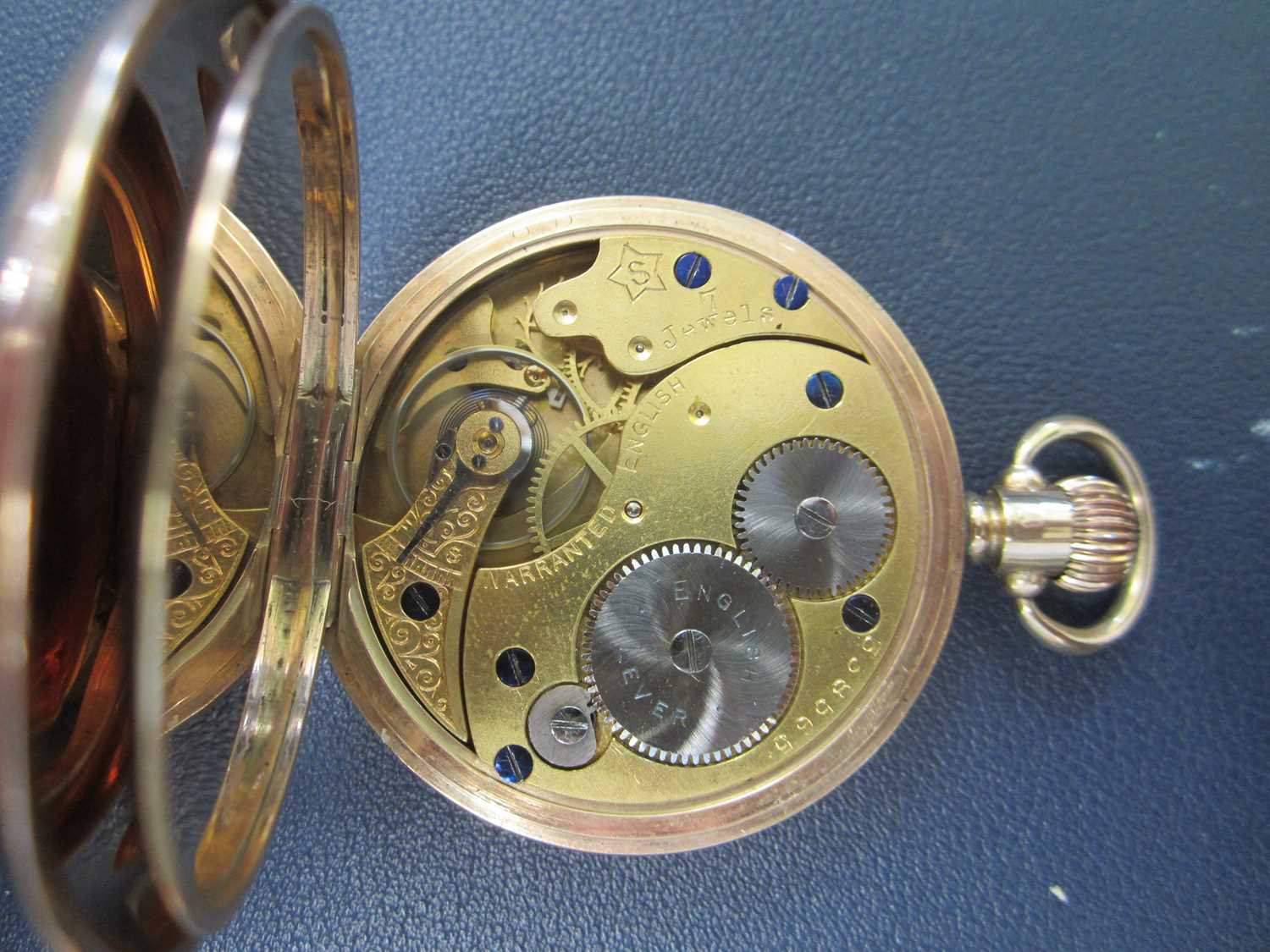 A 9ct gold Hunter pocket watch, H. Samuel, Manchester - Image 4 of 6