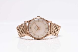 Smiths: A gentleman's 9ct gold De Luxe bracelet watch