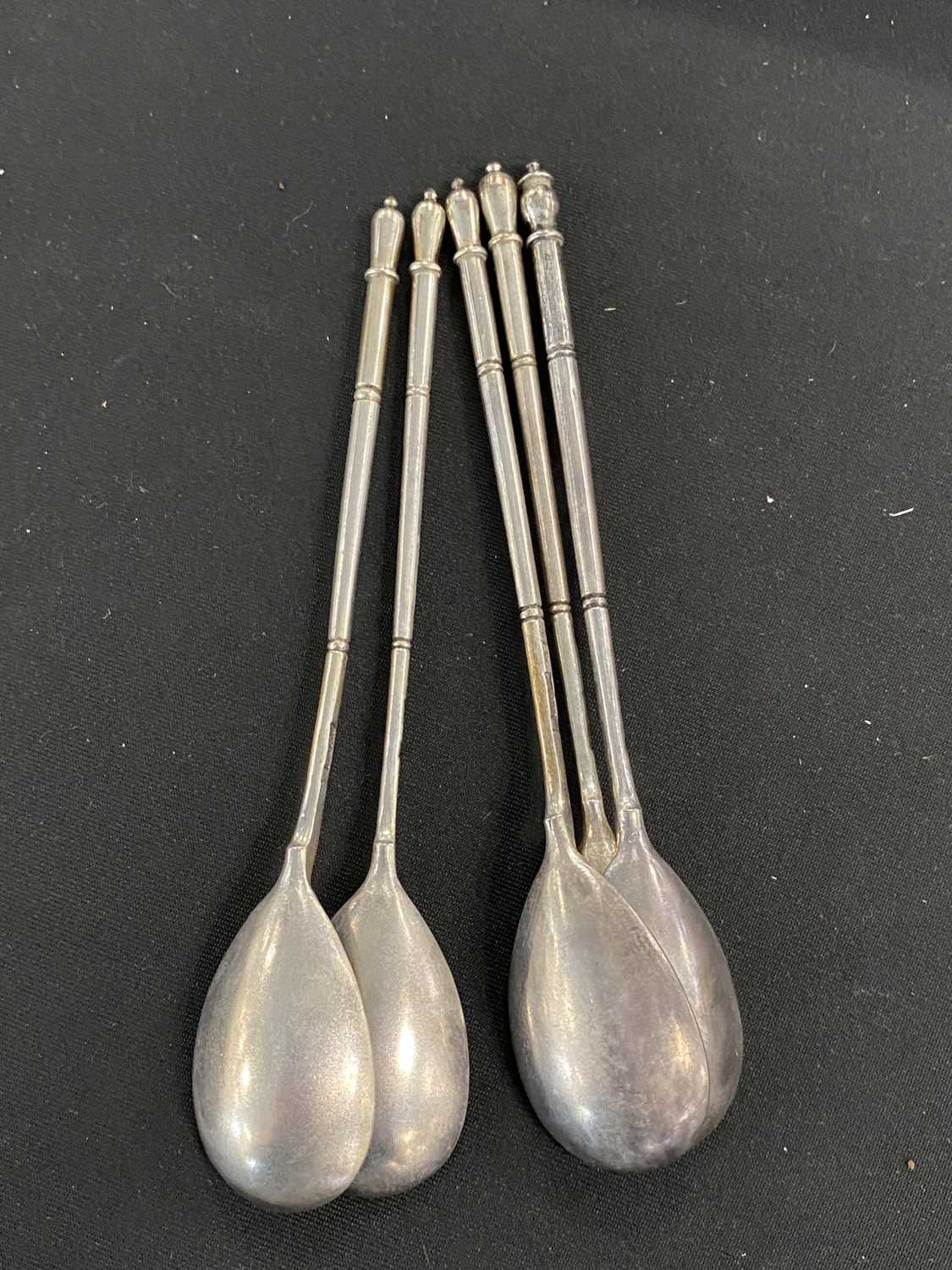 A collection of Russian silver teaspoons - Image 11 of 22