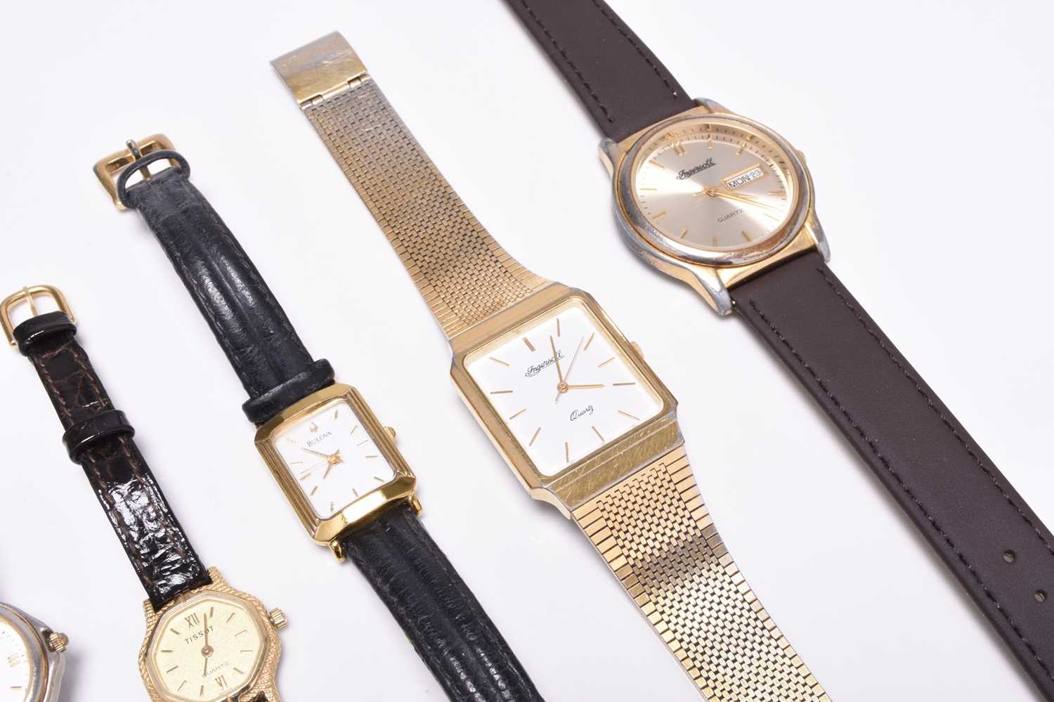 A group of gentleman's and lady's wristwatches including Bulova and Tissot - Image 5 of 8