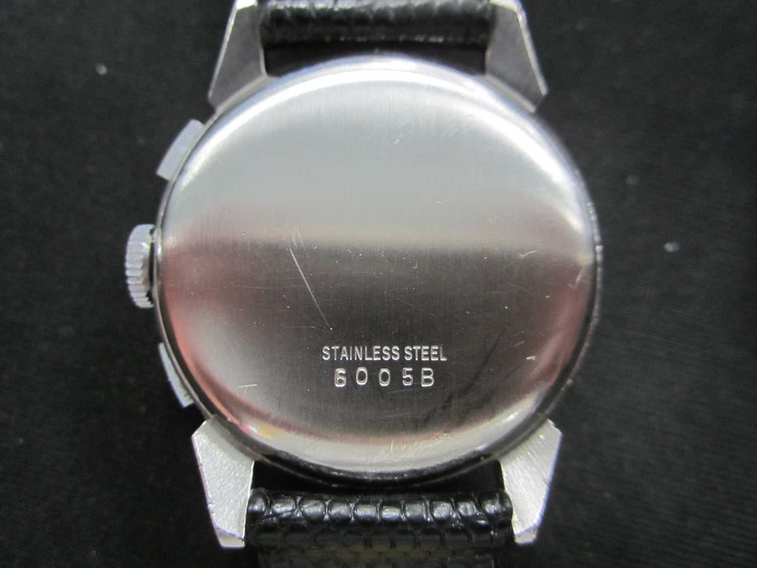 Buren: A gentleman's stainless steel chronograph wristwatch - Image 3 of 5