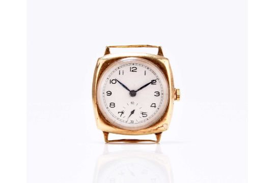 Oyster: A gentleman's 9ct gold wristwatch - Image 1 of 3