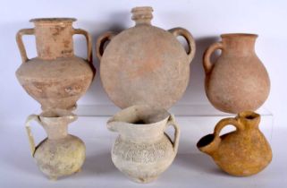 A GOOD COLLECTION OF MIDDLE EASTERN ANTIQUITIES including an iron age C600-700 BC pottery jug, and