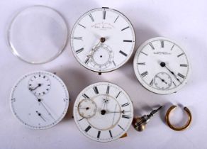 Four Pocket Watch Movements (4)