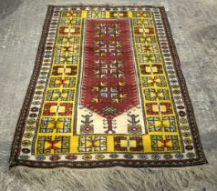 An Anatolian rug 148 x 91 cm
